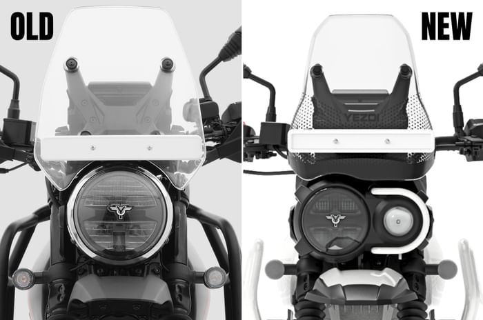 Yezdi Adventure old vs new: refreshed design and more features